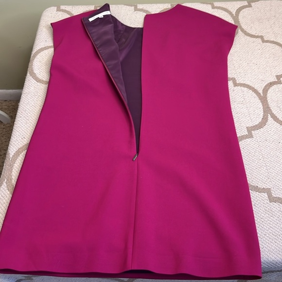 Trina Turk crepe cap sleeve Pink shift Dress - Picture 10 of 14